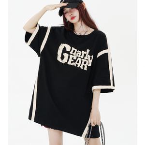 T-shirt Premium de Haute Qualité 100% Coton 210gsm, T-shirt Premium Surdimensionné, Impression Sérigraphique en Relief du Logo, T-shirt Uni pour Hommes - Product Image 3