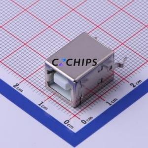 USB-B02 USB Connector Through hole Component (THT) Connector Type-B USB 2.0 Female Through Hole - Product Image 1