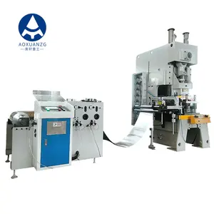 Nhà Máy Bán Hàng Trực Tiếp Hoàn Toàn Tự Động CNC Nhôm Foil Container Making Line, Máy Đục Lỗ, Feeder, Khuôn, Collector, Baler