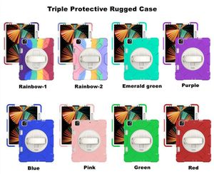 Silicone Mềm Rugged Armor Nhiệm Vụ Nặng Nề Chống Sốc Cầu Vồng Trẻ Em Tablet Trường Hợp Đối <span class=keywords><strong>iPad</strong></span> Pro 11 12.9 2018 2020 2021 2022 Trường Hợp - Product Image 3