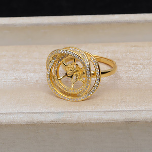 แหวนเงินแท้ S925 ปรับขนาดได้ พร้อมที่ใส่มุกขนาด 13-14 มม. รุ่น JG5173-อุปกรณ์และส่วนประกอบเครื่องประดับ - Product Image 4