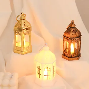 Linternas de jardín al aire libre, candelabro decorativo marroquí, soporte para decoración al aire libre