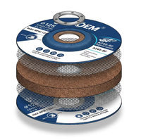 Disque de découpe métallique premium de 5 pouces, épaisseur 6 mm, pour acier inoxydable
