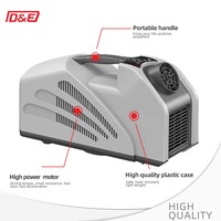 Aire Acondicionado Portátil Móvil Mini AC 24V 100-240V Enfriamiento Rápido Eléctrico para Auto Camioneta RV Barco Tienda de Campaña Interior Hogar