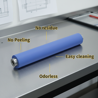 Rouleau adhésif en silicone antistatique pour machine de nettoyage de circuits imprimés