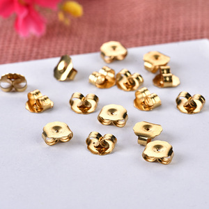 Attaches de boucles d'oreilles papillon en cuivre, composants de bijoux pour la fabrication de boucles d'oreilles, lot de 67, origine Yiwu, été 2021 - Product Image 3