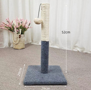 Duurzame klassieke houten kattenboom met krabpaal voor katten om te rusten en te spelen - Product Image 2