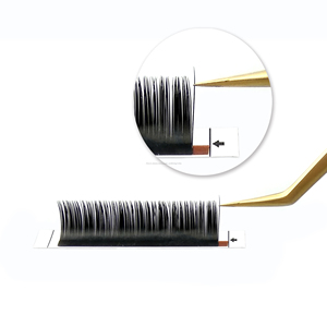 Gros <span class=keywords><strong>Cils</strong></span> Noir Mat <span class=keywords><strong>Ellipse</strong></span> Pbt Fibre Simple Extension De <span class=keywords><strong>Cils</strong></span> Plats - Product Image 5