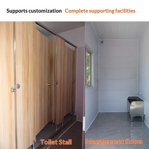 Toilettes mobiles intégrées avec douche pour zone touristique, toilettes écologiques finies. Pour le commerce international, veuillez contacter M. Yao. - Product Image 4