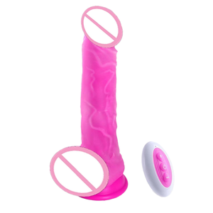 Vibratore Dildo Riscaldante Anale/Vaginale in Silicone 100% Impermeabile con Telecomando per Donne, Giocattolo Sessuale per Adulti 390g - Product Image 2