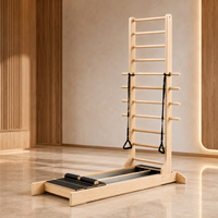 Appareil d'entraînement fonctionnel bidirectionnel Pilates Ladder Trainer à double plateforme coulissante pour l'équilibre du tronc, idéal pour les studios commerciaux (OEM)