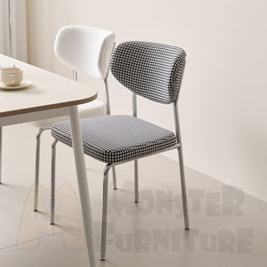 Day <b>Chair</b> Stackable <b>Restaurant</b> <b>Chair</b> Commercial Dining <b>Chair</b> Soft Boucle Compact Comfort <b>Chair</b> Tool Free Assembly for Cafe - Product Image 6