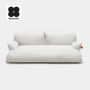 MewooFun nuevo diseño sofá forma resistente a los arañazos lona gato sofá camas perro sofá cama de lujo