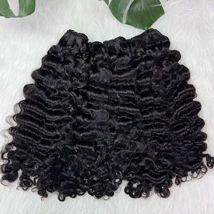 Extensiones de Cabello Rizado Indio Camboyano 100% Virgen de Vietnam, Cabello Rizado Doble Trama con Estilo Rizado - Product Image 5