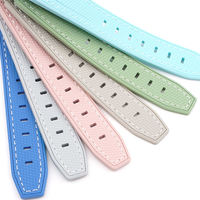 Bracelet de remplacement en silicone courbé Mingfung personnalisé, de qualité supérieure, pour Moonswatch - Élastique, respirant, sportif, à changement rapide