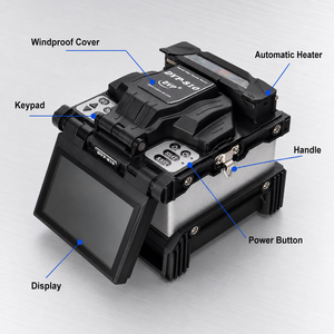 Máquina de Empalme por Fusión de Fibra Óptica de Seis Motores con Alineación de Núcleo de Alta Precisión para Ingeniería de Comunicaciones FTTH - Product Image 4
