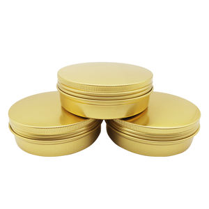 حاوية وكريم من الذهب الوردي مخصصة 5-، علبة قصدير مع رأس ملولب - Product Image 3