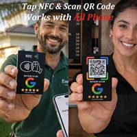 Carte NFC PVC 4/C avec code QR 13,56 MHz pour Android