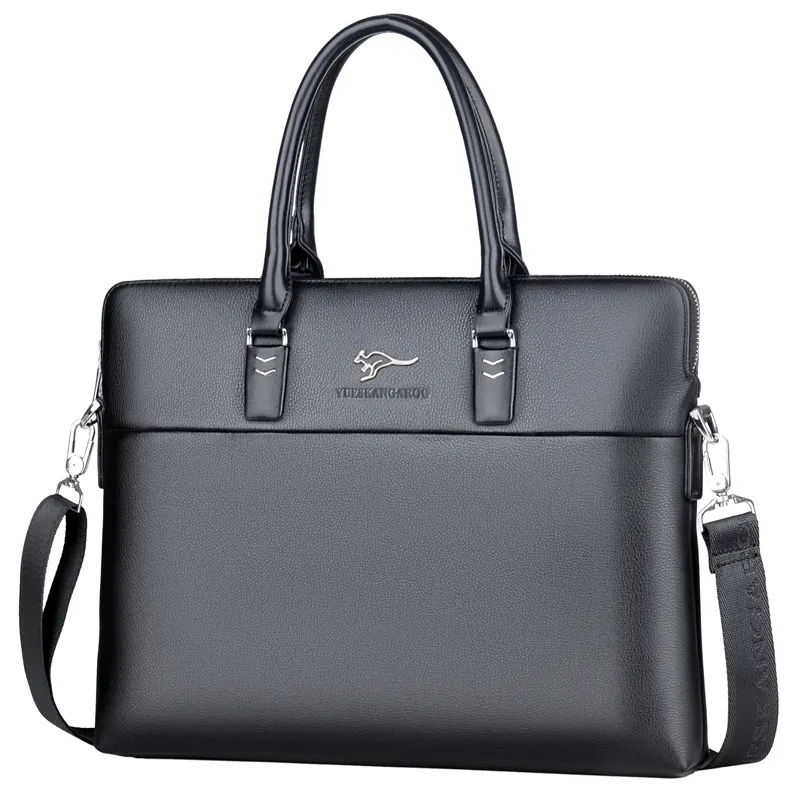 Cheap PU Men Bag Business Tote Bag Handbag Cross-section Cross Body Leisure Fashion Briefcase