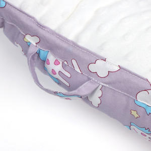 Matelas hybride pliable et détachable pour lit bébé, housse en pur coton, pièce unique, portable, imprimé, vente en gros transfrontalière - Product Image 5