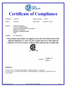 Lave-vaisselle industriel de haute qualité en acier inoxydable 304, type hotte, 60 paniers/heure, nettoyage rapide, stérilisation à l'eau chaude - Product Image 3