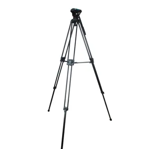 Trépied de prise de vue professionnel mini trépied avec tête sphérique support de montage de projecteur trépied vidéo avec support de tête sphérique fluide GL193 +