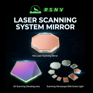 Miroir de balayage laser UV YAG RSNV sur mesure en silicium/K9/quartz, vibroscope vibrant avec lentille à lumière verte - Product Image 2