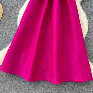 Vestido Midi Casual de Verano Talla Grande para Mujer, Estilo Túnica Romana, Corte Imperio, con Encaje 3D - Product Image 3