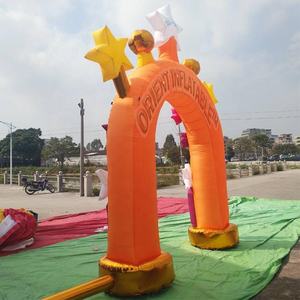 Orient-Arco inflable personalizado para publicidad, arco de puerta inflable, estrellas de <span class=keywords><strong>carnaval</strong></span>, <span class=keywords><strong>entrada</strong></span> para celebración - Product Image 4