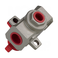 Cylindre hydraulique fileté embouts de tuyaux non filetés bouchon anti-poussière conique rouge en plastique