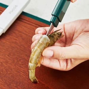 مطبخ الفولاذ المقاوم للصدأ خط الروبيان سكين جراد البحر تنظيف الأسماك الروبيان الأمعاء قطع سكين الجمبري فتح الظهر العملي البحر - Product Image 5