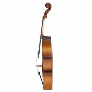 Cello acoustique professionnel 4/4 avec table en bois du Brésil, dos et côtés en érable, touche en ébène, archet et colophane inclus - Product Image 6