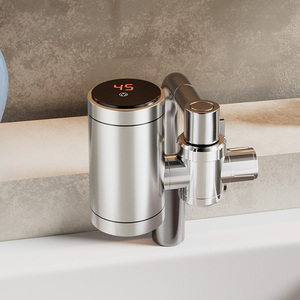 Termostato ajustable temperatura tres segundos calor rápido Acero inoxidable instalación-calentador <span class=keywords><strong>de</strong></span> agua eléctrico instantáneo sin instalación - Product Image 1