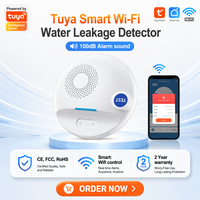 Capteur de fuite d'eau WiFi Tuya 100 dB à alarme puissante, détection de goutte à goutte et d'eau souterraine, sécurité domestique, 18 ans d'expérience OEM/ODM, PST-SW107W
