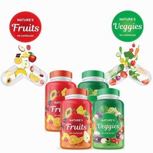 OEM Fruits and Veggies Capsules Whole Food Supplement with Superfood Fruits and Vegetables Improves Metabolism, Boosts Energy