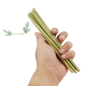 Pajitas de hierba Natural 100% orgánicas y biodegradables, para beber de Vietnam, alta calidad, hechas por Eco2go, fabricante de Vietnam - Product Image 1