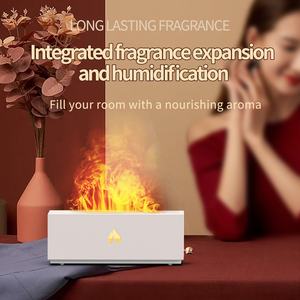 Humidificador de Llama, Difusor de Aceites Esenciales para Escritorio, Máquina de Fragancia para Hotel, Comercial, Plano, Vaporizador de Agua, Azul, 10 Usb, Negro, Blanco, Neutro - Product Image 5