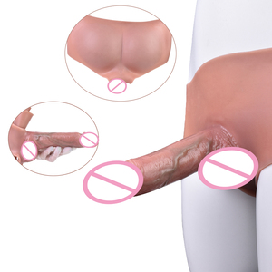 Sxxy Herbruikbare Realistische Penis Sleejaculatie Ejaculatie Cock Sex Product Voor Mannen Verlengde Zachte Cock Cover Real Siliconen Dildo - Product Image 1