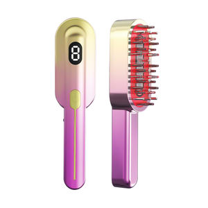 Vendita calda pettine per la crescita dei capelli rosso + blu luce con siero di importazione testa elettrica massaggiatore Anti-perdita di capelli vibrazione del cuoio capelluto massaggio pettine - Product Image 6