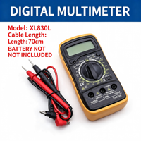 Multimeter Digital XL830L Auto Range Backlight NCV True RMS Multitester Meter