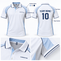Polo de golf personnalisé léger, respirant, à séchage rapide, en tissu mesh, protection solaire pour temps chaud, performance, club, tournoi