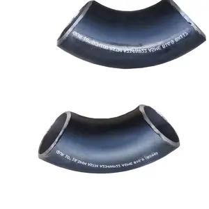 ASME B16.9 long radius butt weld end elbow pipe fittings Seamless 3 inch DN80 std 90 elbow r=1.5d carbon steel elbow