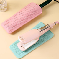 AWYQYH Tapis en silicone résistant à la chaleur pour fer à boucler et fer à lisser, support pour coiffure