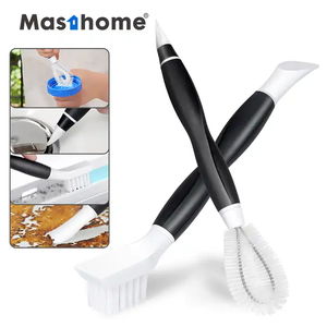 Masthome nettoyage en profondeur TPR petit détaillant brosses à récurer ensemble bouteille Table cuisine cuisinière Gap crevasse <span class=keywords><strong>brosse</strong></span> de nettoyage - Product Image 1