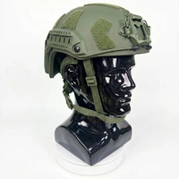 Casque tactique Newtech Factory 3A PE100% FAST SF High Cut avec accessoires en nylon et suspension Wendy, fabriqué au Jiangsu