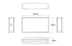 OEM-Netzwerk-<span class=keywords><strong>Switch</strong></span> Bester Ethernet-<span class=keywords><strong>Switch</strong></span> 8-Port nicht verwalteter Gigabit-Netzwerk-<span class=keywords><strong>Switch</strong></span> für <span class=keywords><strong>Router</strong></span> - Product Image 5
