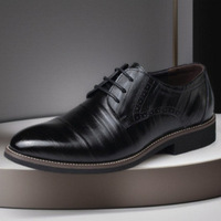 Mocassins vintage marron en similicuir pour hommes, respirants, imperméables, excellente adhérence et antidérapants, chaussures de travail et de bureau élégantes