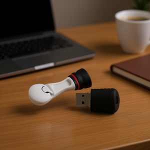 Unidad Flash USB 3777 C de 8GB con Diseño Giratorio, Dispositivo de Almacenamiento Portátil - Product Image 3