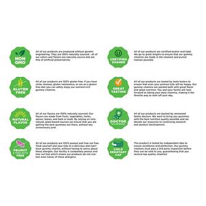 Özel etiket Vegan takviyeleri yetişkin çocuklar organik vitaminler Vitamin <span class=keywords><strong>B</strong></span> kompleks sakızlı şeker ayı <span class=keywords><strong>Vit</strong></span> B12 Vitamin B12 Gummies - Product Image 6