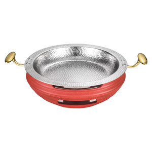 Padella per Paella in Acciaio Inox 304 Compatibile con Gas e Induzione, Multifunzionale per Cucinare Frutti di Mare e Pasta, Utensile da Cucina Commerciale - Product Image 1